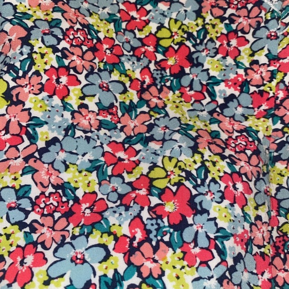 2GAP V NECK FLORAL SWING DRESS W TIE IN THE BACK - Picture 3 of 4